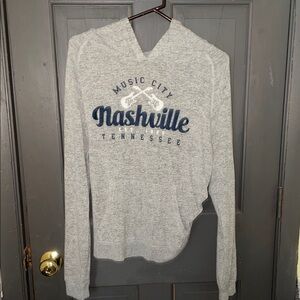 Nashville Music City Gray Hoodie